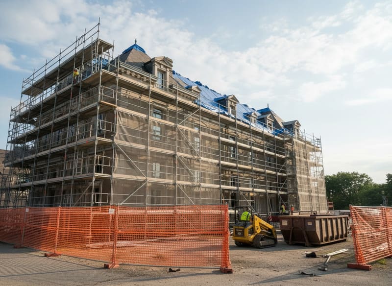 Rénovation d'un immeuble